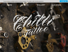 Tablet Screenshot of chillitattoo.com